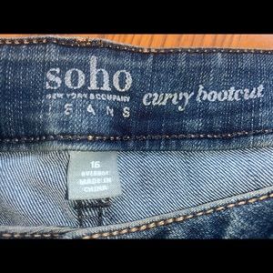 New York & Company  Soho curvy jeans